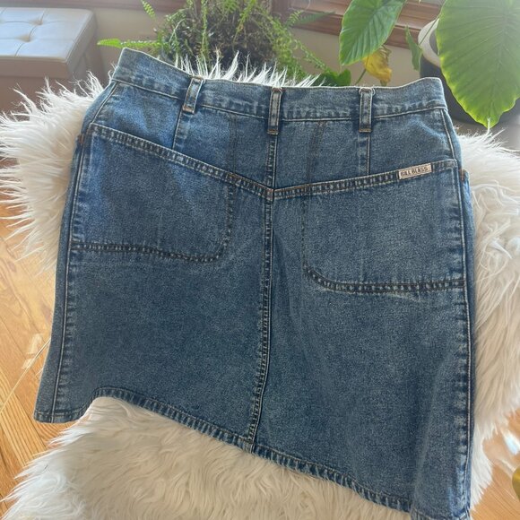 Bill Blass Vintage Denim/Jean Skirt - Picture 4 of 6